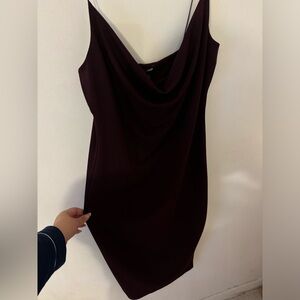 Burgundy Midi Dress
